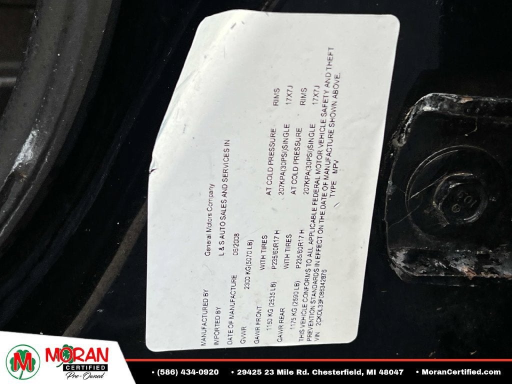 2008 Pontiac Torrent 4DR FWD
