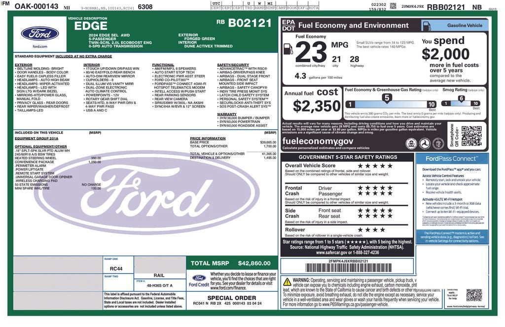 2024 Ford Edge SEL