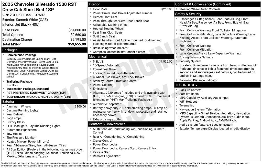 2025 Chevrolet Silverado 1500 RST