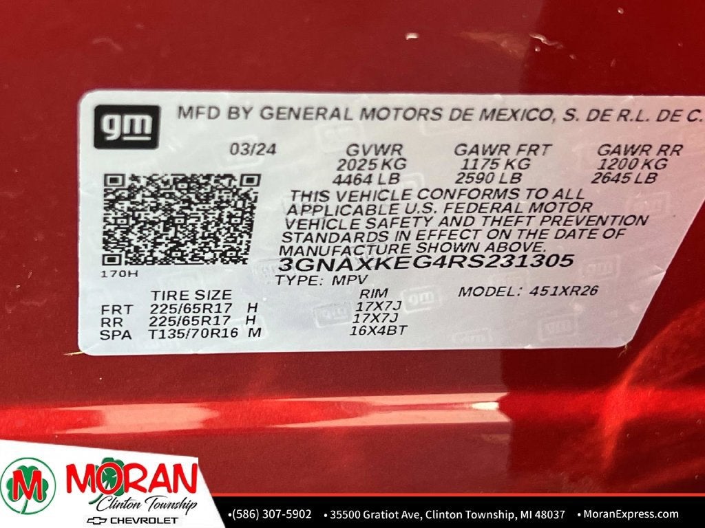 2024 Chevrolet Equinox LT