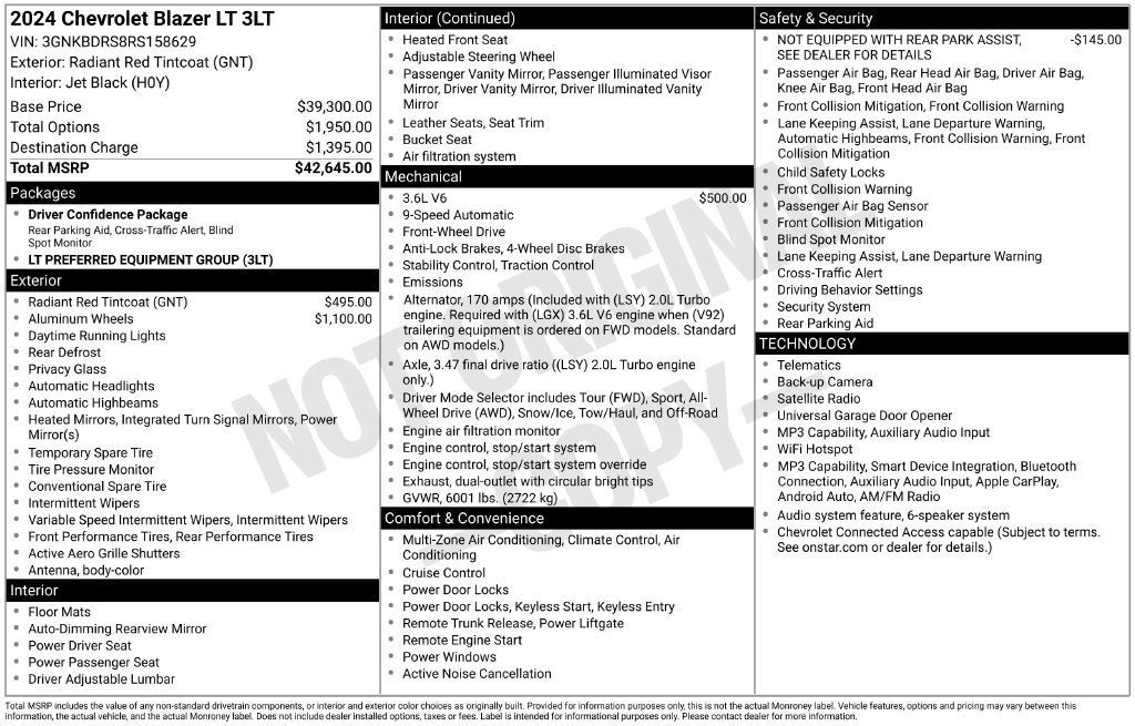 2024 Chevrolet Blazer 3LT