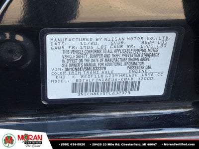 2021 Nissan Versa 1.6 SV