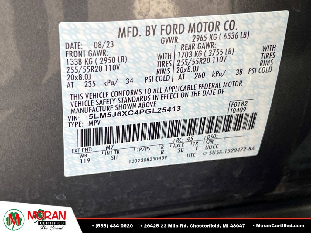 2023 Lincoln Aviator Standard