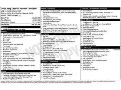 2022 Jeep Grand Cherokee Overland
