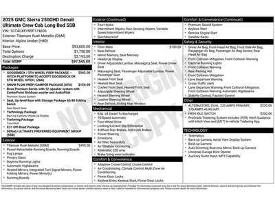 2025 GMC Sierra 2500HD Denali Ultimate