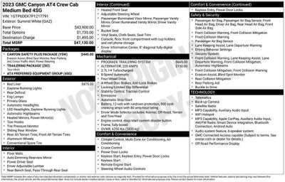 2023 GMC Canyon AT4