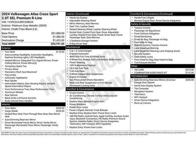 2024 Volkswagen Atlas Cross Sport 2.0T SEL Premium R-Line