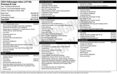 2024 Volkswagen Atlas 2.0T SEL Premium R-Line