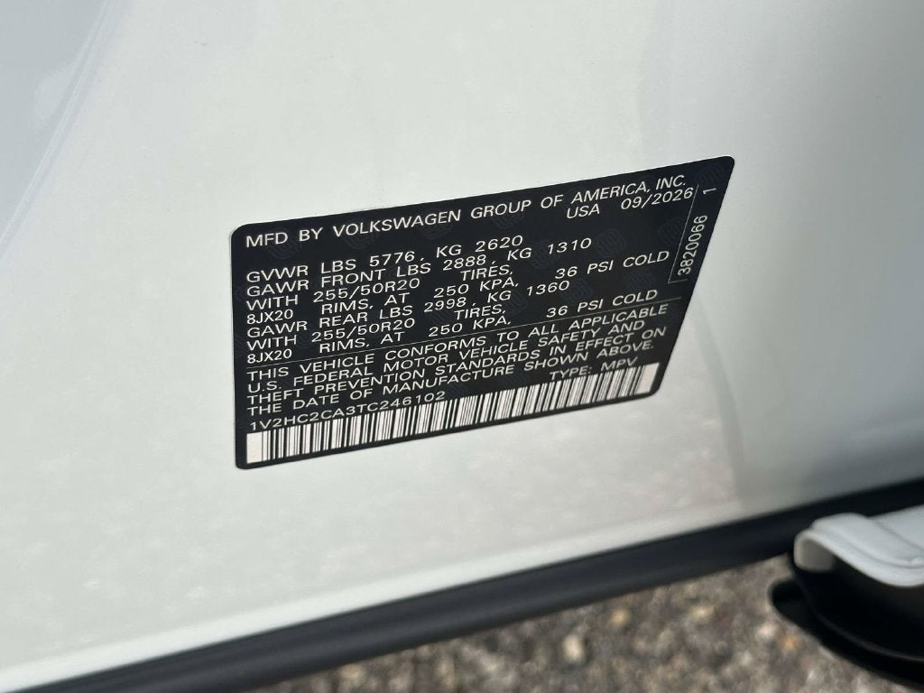 2026 Volkswagen Atlas Cross Sport SE w/Technology