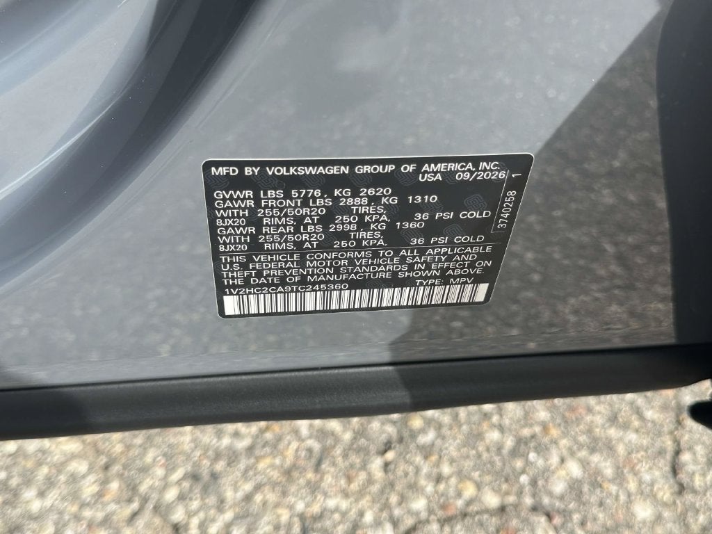 2026 Volkswagen Atlas Cross Sport SE w/Technology