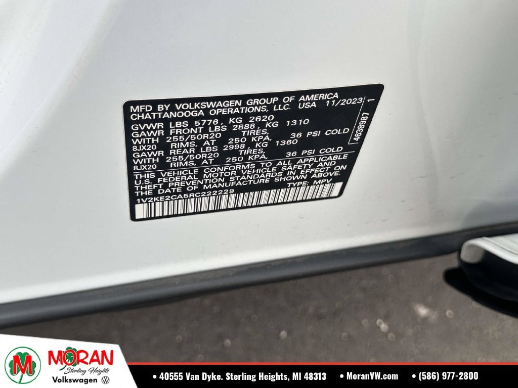 2024 Volkswagen Atlas Cross Sport 2.0T SE w/Technology