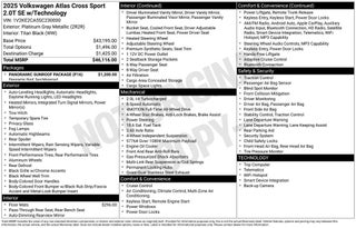 2025 Volkswagen Atlas Cross Sport 2.0T SE w/Technology
