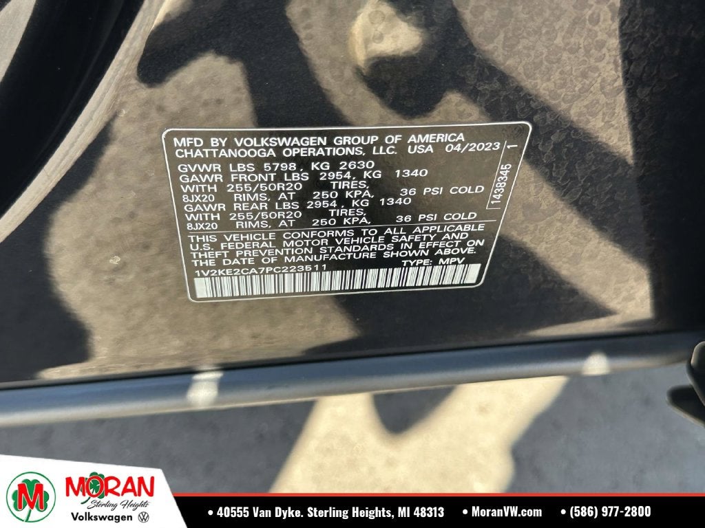 2023 Volkswagen Atlas Cross Sport 3.6L V6 SE w/Technology