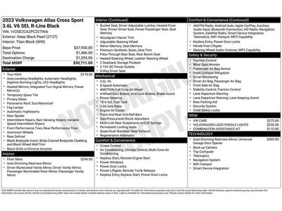 2023 Volkswagen Atlas Cross Sport 3.6L V6 SEL R-Line