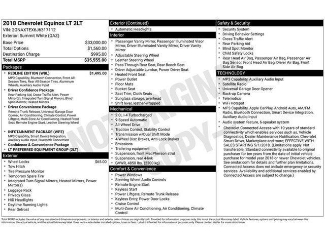 2018 Chevrolet Equinox LT
