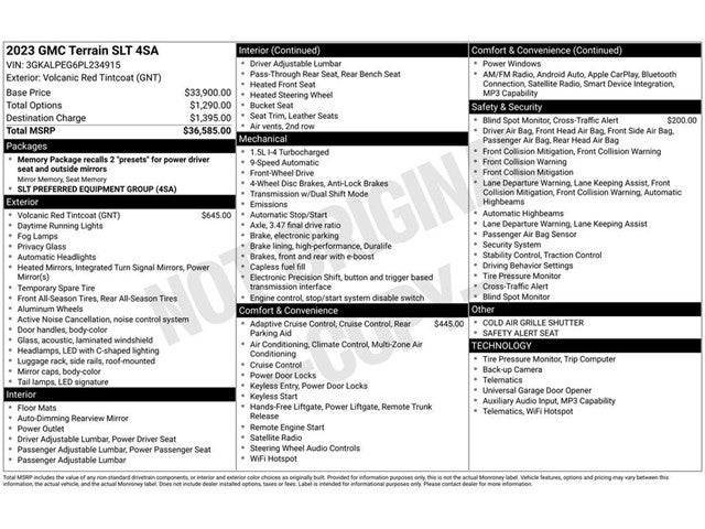 2023 GMC Terrain SLT