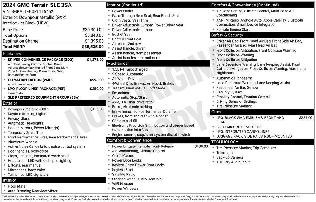 2024 GMC Terrain SLE