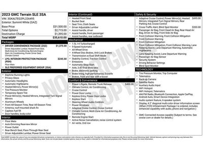 2023 GMC Terrain SLE