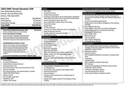 2025 GMC Terrain Elevation