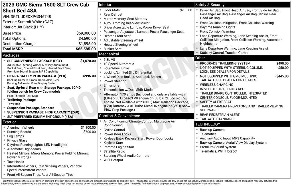 2023 GMC Sierra 1500 SLT