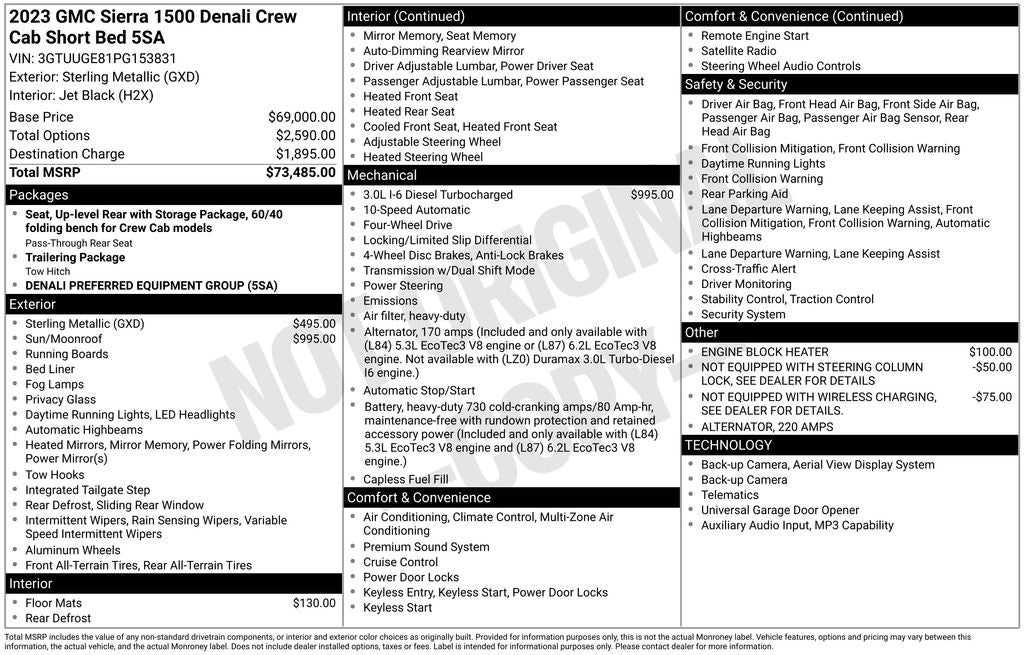 2023 GMC Sierra 1500 Denali