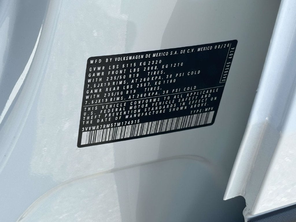 2026 Volkswagen Tiguan SE