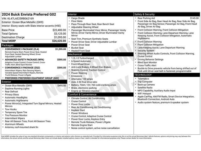 2024 Buick Envista Preferred