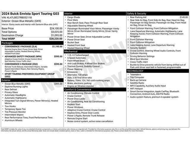 2024 Buick Envista Sport Touring