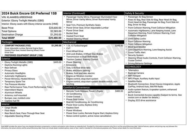 2024 Buick Encore GX Preferred