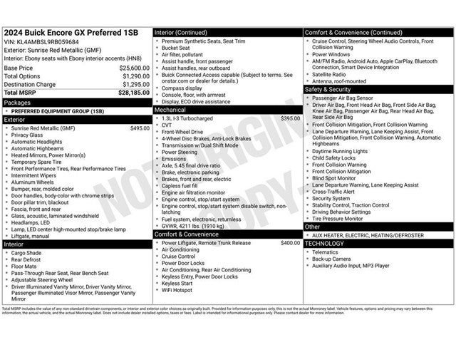2024 Buick Encore GX Preferred