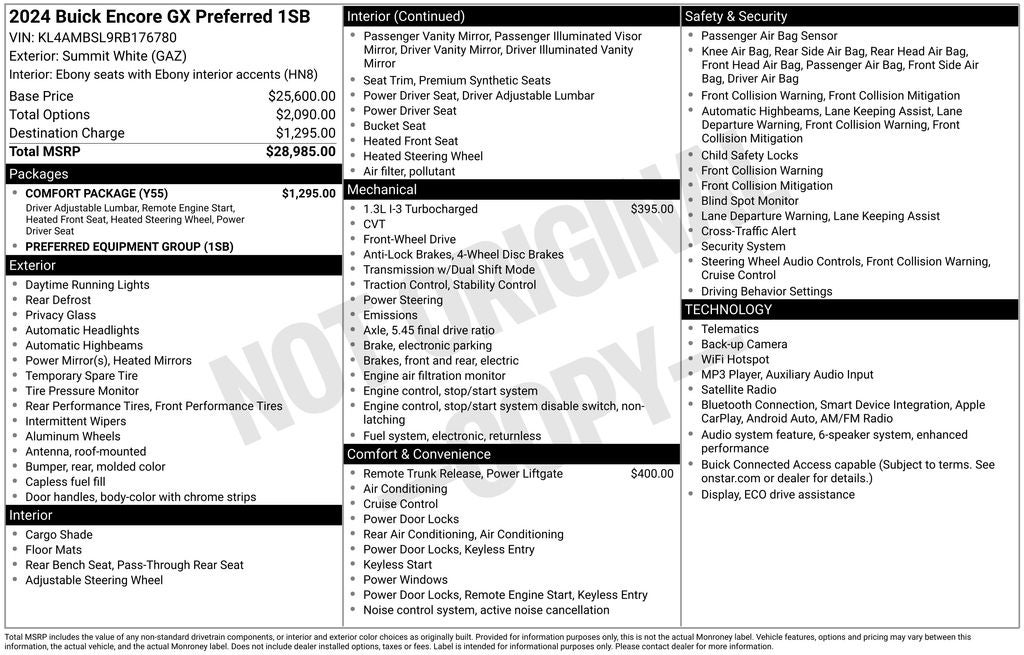 2024 Buick Encore GX Preferred - Photo 33