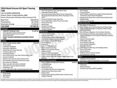 2024 Buick Encore GX Sport Touring
