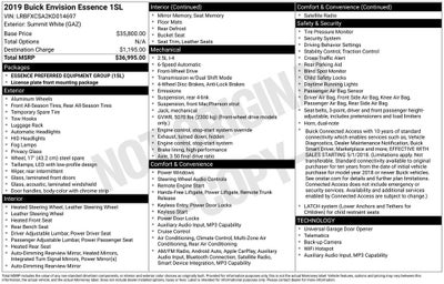 2019 Buick Envision Essence