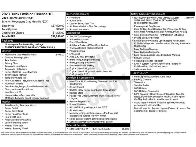 2023 Buick Envision Essence