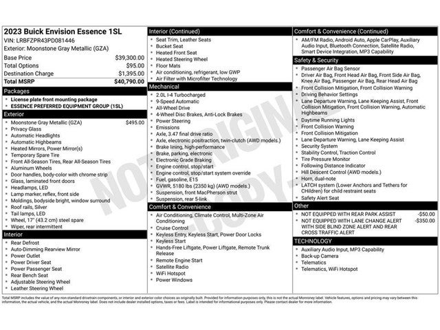 2023 Buick Envision Essence