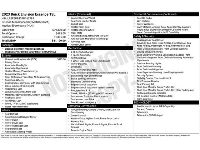 2023 Buick Envision Essence