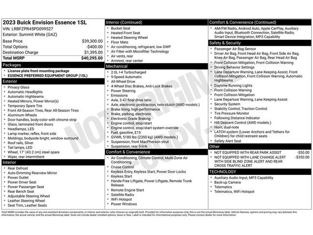 2023 Buick Envision Essence