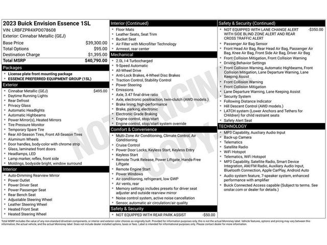 2023 Buick Envision Essence