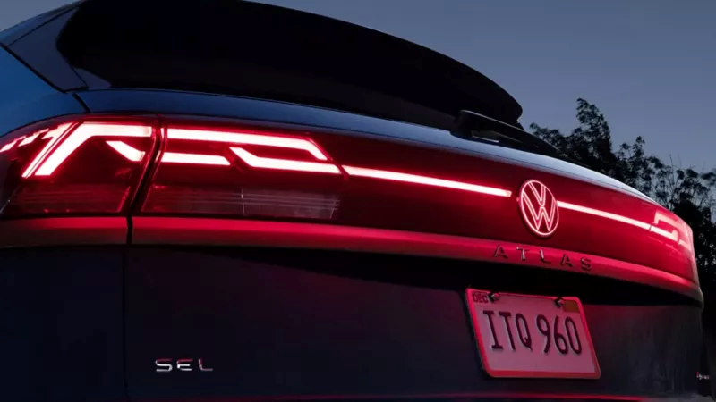 2026 Volkswagen Atlas Cross Sport rear view